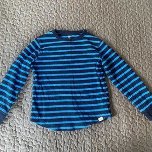 Little Boy Waffle Knit Shirt